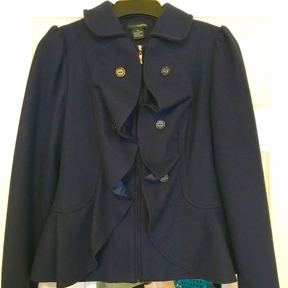 Adorable ruffle coat